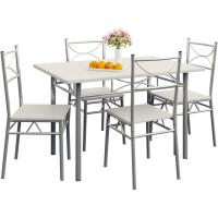 4 sillas Paul Muebles de Cocina Comedor Haya Mesa MDF Resistente 110x70cm - details 17
