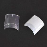 500 unids/bolsa punta cuadrada corta hecha en Francia que cubre 10 (0-9) uñas acrílicas artificiales transparentes/naturales VA-0 - details 3
