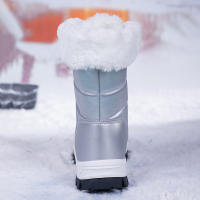 Botas de nieve con cordones para mujer con suela gruesa de terciopelo, zapatos cálidos de algodón del noreste antideslizantes de invierno, de gran tamaño - details 8