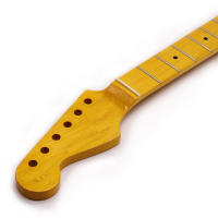 Cuello de Guitarra Eléctrica de 6 Cuerdas V-Glory Brillo Alto Amarillo 21 Fretes Mapa de Canadá - details 4
