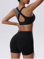 Conjunto Deportivo de Yoga sin Costuras para Mujer, Sujetador Deportivo y Leggings Cortos para gimnasio, 2 Piezas - details 21