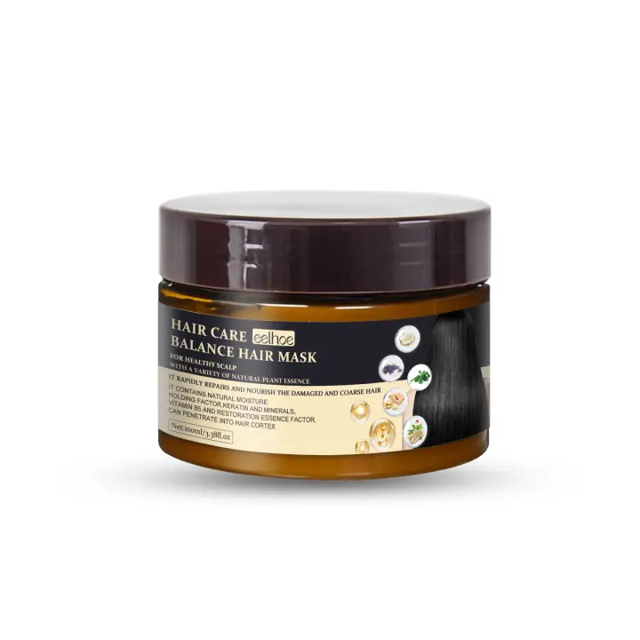 Mascarilla para el cabello con queratina, eliminación quebradiza, reparación nutritiva, alisado de Frizz áspero, suave y brillante para alisado permanente, producto de cuidado - 1