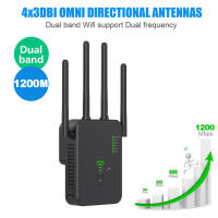 Repetidor inalámbrico de 1200Mbps, amplificador de señal Wifi de doble banda, extensor de 2,4G y 5G, 802.11ac, Gigabit, enrutador WPS - details 1