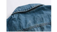 Chalecos vaqueros rasgados de algodón para hombre, chaquetas sin mangas, cortavientos Retro, ropa de otoño e invierno - details 8