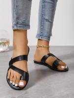 Zapatillas planas de moda casual para primavera-verano 2025 Uso hogareño y al aire libre sin cordones Combinables con todo Vacaciones en la playa - details 5