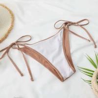 Conjunto sexy brillante, traje de baño triangular de dos piezas para mujer, bikini de verano, nuevo traje de playa, bikini push-pull - details 5