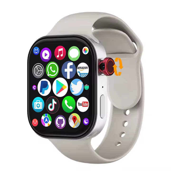 2025 nuevo VP99 4G Smartwatch 32GB de memoria WIFI Bluetooth Video Chat 180 °   Rotación telescópica HD 200W cámara de píxeles tarjeta SIM detección de frecuencia cardíaca AI asistente de voz linterna AMOLED Smartwatch - 1