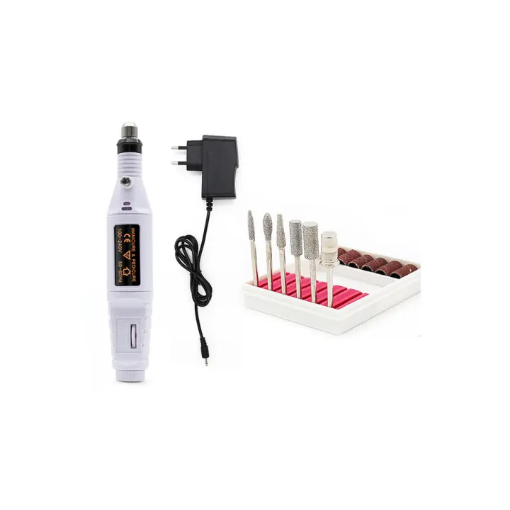 NAILCO-taladro eléctrico para uñas, herramientas de pulido, equipo portátil, profesional, 20000RPM, para pedicura - 1
