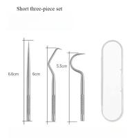 Juego de herramientas para palillos de dientes para el hogar, hilo dental de acero inoxidable para el cuidado dental - details 3