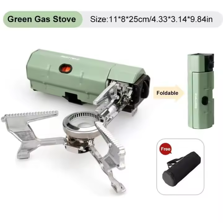 Estufa de Camping 2670W portátil plegable Cassette Gas pícnic al aire libre viaje cocina parrilla sistema de calefacción - 1