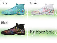 Zapatos de fútbol profesionales FG/TF para adultos, botas de fútbol de Punta larga antideslizantes, tacos altos de tobillo para niños pequeños, zapatillas de fútbol de hierba - details 23