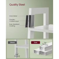 Estantería de 5 Niveles, Librería Industrial, Fácil de Montar, para Salón, Dormitorio, Cocina, Marrón Rústico y Negro LLS45X - details 59