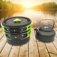 Cocina de Camping Plegable Set de Utensilios de Cocina al Aire Libre Resistente al Calor Equipment Saving Space para 2-3 People Picnic - details 0