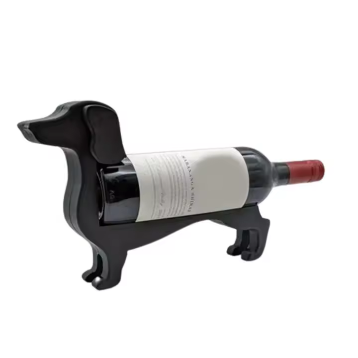Dahund-portabotellas para encimera, soporte para licor de vino, regalo divertido novedoso, estante de exhibición para decoración del hogar - 1
