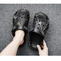 Sandalias Planas para Hombre Verano Pantuflas con Suela de Cuero y Microfibra - details 6
