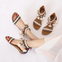 Sandalias Planas bohemias para Mujer, Zapatos cómodos informales de Playa, Verano, 36 a 42, EU - details 5