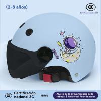 Ccasco infantil moto aire libre resistente viento seguro coche electrico Equipo Protector - details 2