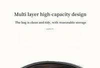 Bolso de Hombro Acolchado con Cadena Dorada Estilo Vintage Negro, Cierre Seguro, Forro de Poliéster, Accesorio Elegante, Construcción Duradera para Ocasiones Casuales y Formales - details 8