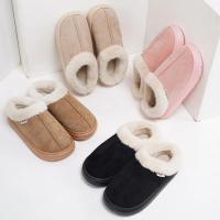 Zapatos de invierno para mujer, zapatos informales de casa para hombre 2025, zapatos cálidos de algodón para exteriores para mujer, zapatillas acolchadas de felpa para interiores para mujer - details 4