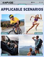 Kapvoe-Photochromic Cycling Glasses Light Weight Running Glasses Rimless Sunglasses  Bike Bicycle Sports Men's MTB Goggles UV400 - details 18