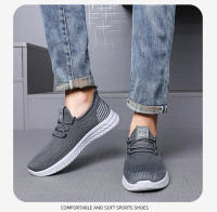 Zapatillas de moda para hombre Zapatillas elásticas ultraligeras y transpirables Suela blanda Zapatos casuales - details 13