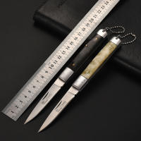 Cuchillo plegable para acampar al aire libre, cuchillo táctico de bolsillo multifuncional, adecuado para pesca y supervivencia en la naturaleza - details 1