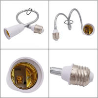 Adaptador de extensión de cuello de cisne L30/40/50/60cm de largo, Base E27 a E27, convertidor de enchufe de tornillo, extensor de lámpara, soporte de bombilla, 2 unids/lote por paquete - details 6