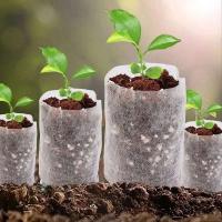 100/500 piezas de bolsas de cultivo de plantas de vivero de semillas no tejidas biodegradables, herramientas de jardinería. - details 7