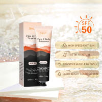 Minerales protector solar protección UV cuerpo Facial SPF50/30+ Protector UV corporal loción Solar duradera resistente al agua bloqueador solar cuidado de la piel - details 1