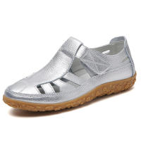 Sandalias Retro Nuevas 2025 Suela Suave Madre Velcro Zapatos Casuales para Mujer - details 4
