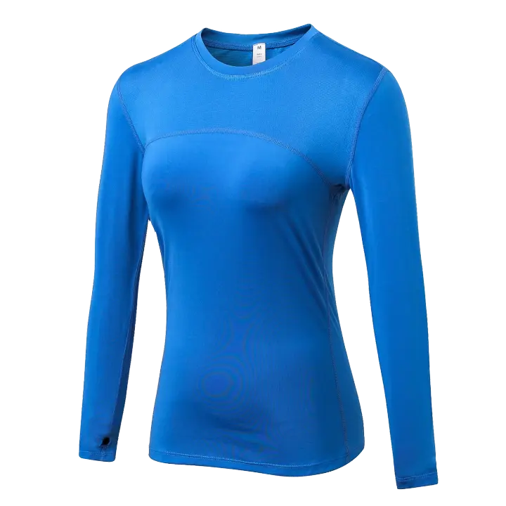 Camiseta de Yoga de Manga Larga Ideal para Correr, Montar, Entrenar Seco, Moda para Mujeres - 1