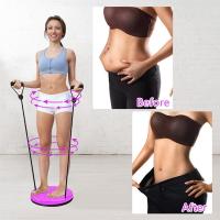 Disco giratorio de equilibrio adelgazante de cintura, herramienta para ejercicio aeróbico multifuncional para pérdida de peso, tabla giratoria para ejercicio con masaje - details 2