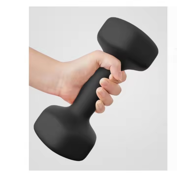 Juego de 2 mancuernas, mancuernas hexagonales, revestimiento de neopreno, entrenamiento de fuerza, entrenamiento de fitness, para el hogar - 1