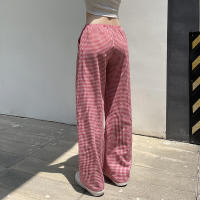 BUNO-Pantalones cortos con estampado de cuadros Vintage para mujer, pantalones cortos elásticos de cintura baja con botones frontales, Boxers, ropa de calle, Mini pantalones cortos a cuadros de tiro bajo - details 12