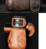 Guantes de Boxeo Retro Colores para Adultos Cuero PU para MMA, Muay Thai, Sanda GYM 6 a 12OZ - details 13