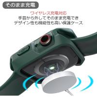 Cubierta protectora transparente para Apple Watch, marco híbrido de TPU PU, resistente a impactos, 1,6 pulgadas (41mm) - details 7