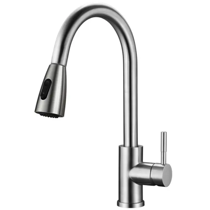 Grifo extraíble de acero inoxidable, núcleo cerámico, tubo de cáñamo a prueba de explosiones - 1