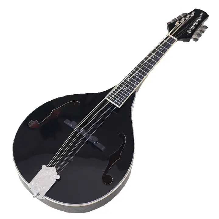 Guitarra de mandolina de 8 cuerdas, instrumento melódico clásico de alto brillo, estilo A, para principiantes y adultos - 1