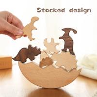 Juguetes de madera Montessori para bebés, bloque de equilibrio estilo luna estrella, juegos de mesa educativos para niños - details 50