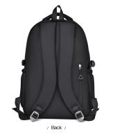 Mochilas versátiles de color sólido de gran capacidad para hombres y mujeres, mochilas casuales y sencillas para parejas - details 13