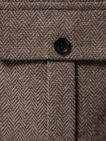 Chaleco elegante en espiga para hombre, para banquetes de negocios y bodas, chaleco informal elegante y cómodo para hombre - details 4