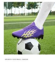 Zapatos de Fútbol de Cuero de Entrenamiento de Punto Corto Zapatillas de Fútbol para Jóvenes - details 11