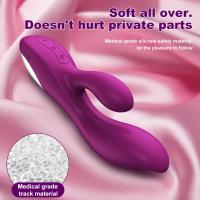 Potente consolador vibrador para mujer, vibrador de conejo con punto G, potente consolador, vibrador de conejo con punto G, estimulador de clítoris y pezón, masajeador vaginal, juguetes sexuales para adultos para mujer - details 5