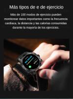 Reloj Inteligente Militar 2024 para Hombres con Llamadas, Smartwatch Deportivo con más de 100 Deportes, Reloj de Fitness, Monitor de Oxígeno en Sangre, Frecuencia Cardíaca y Sueño, Impermeable IP68, Compatible con Teléfonos Android iPhone Samsung Xiaomi - details 10