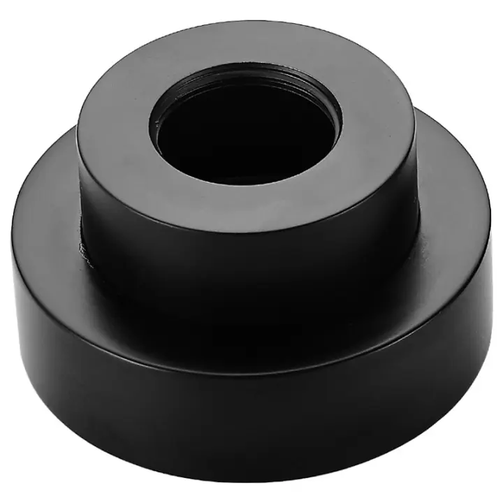 Kit de fijación de piezas para ducha, tubería de agua, cubierta decorativa de cobre, accesorios para grifo de baño, galvanoplastia, color negro, 1 unidad - 1