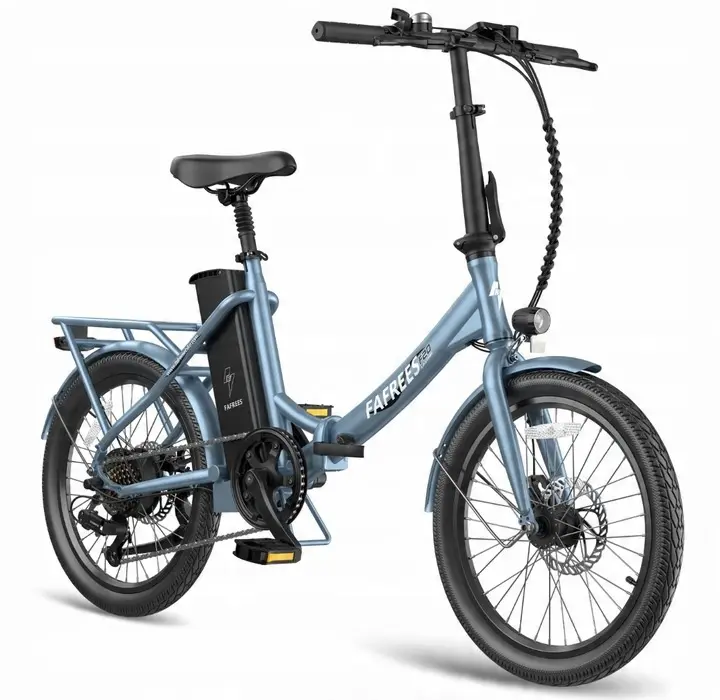 Bicicleta eléctrica plegable nueva FAFREES F20 Lasting 250W 18AH 25KM/H 120KM azul - 1