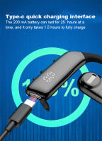 Auriculares inalámbricos con Bluetooth para negocios, cascos deportivos con conducción de aire, con micrófono, cancelación de ruido, para coche - details 10