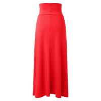 Faldas para mujer Falda larga maxi con doble abertura para mujer Falda corta de cuero básica lisa con dos lados y abertura 4 22 - details 4