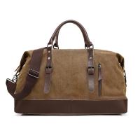 Bolsas de viaje de cuero de lona originales para hombres, bolsa de equipaje de mano, bolsa de lona, bolso de viaje grande, bolsa de fin de semana, envío directo - details 33