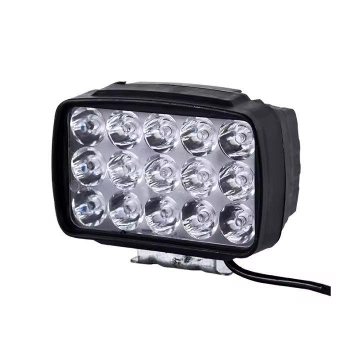 Luz eléctrica para motocicleta, faro LED externo modificado, superbrillante, 12v60v, batería de tres ruedas, luz fuerte para coche - 1